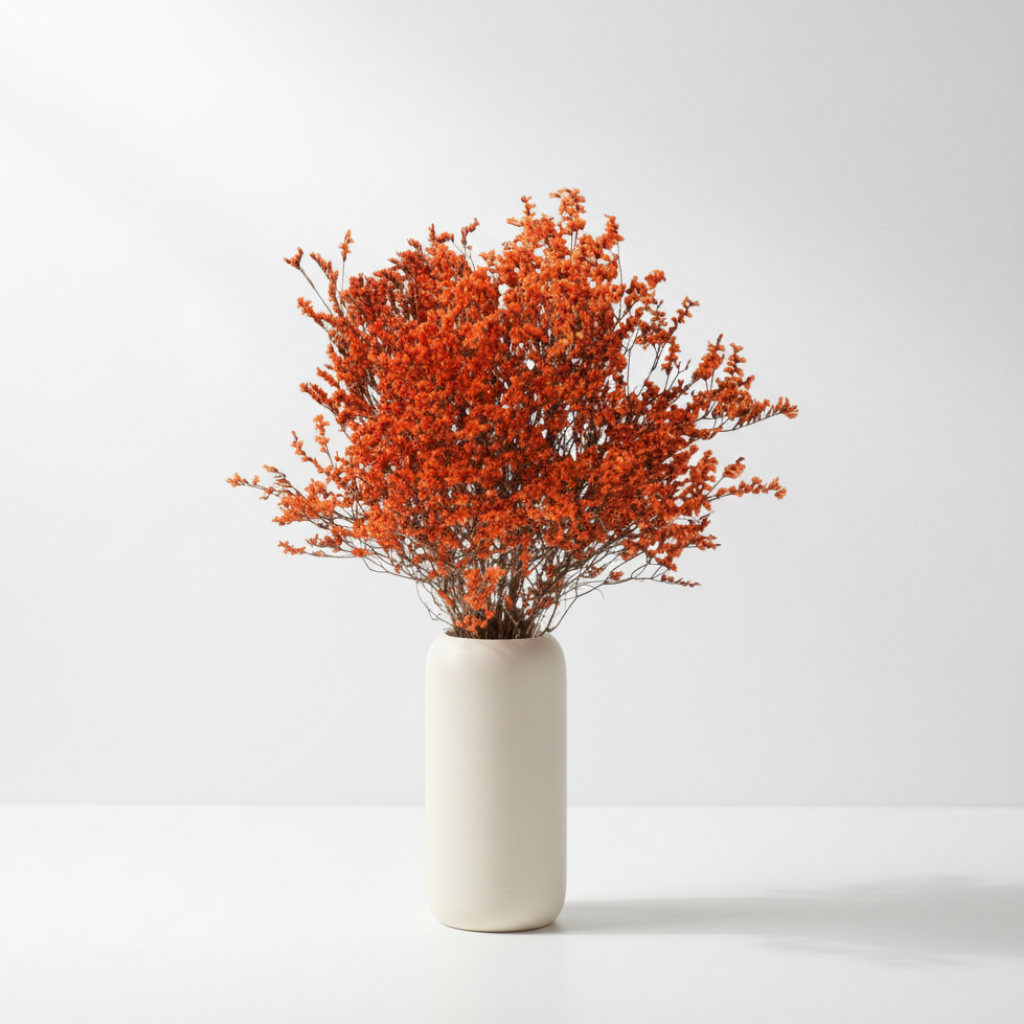 Sušená Statice (Limonka) – terracotta, elegantní přírodní dekorace